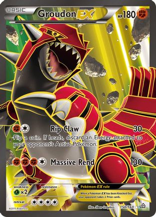 Groudon EX (150 Full Art) - Holofoil - Ultra Rare