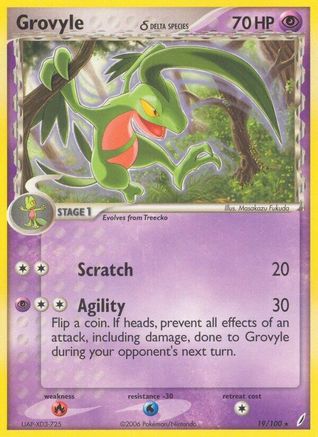 Grovyle (Delta Species)/100 - Reverse Holofoil - Rare