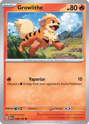 Growlithe 058 - Common