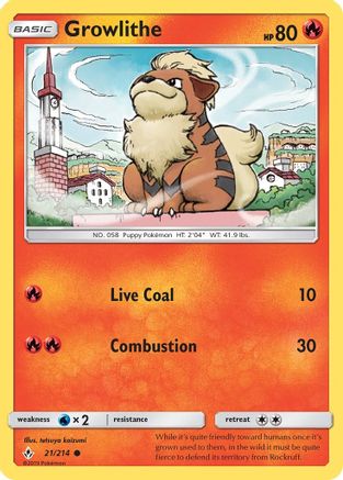Growlithe 021 - Common