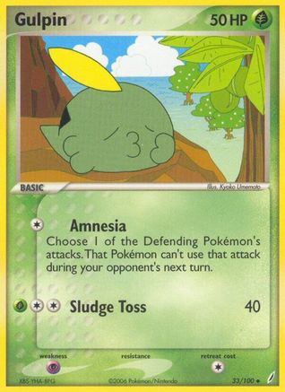 Gulpin 033/100 - Reverse Holofoil - Uncommon