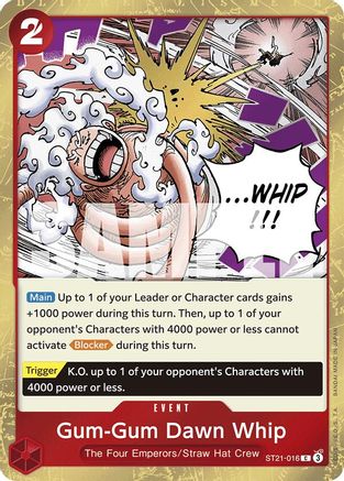 Gum-Gum Dawn Whip (ST21-016) - Common