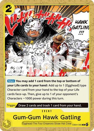 Gum-Gum Hawk Gatling (EB04-060) - Common