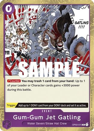Gum-Gum Jet Gatling (OP03-072) - Rare