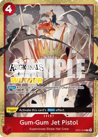 Gum-Gum Jet Pistol (Offline Regional 2024) [Winner] (ST01-015) - Common