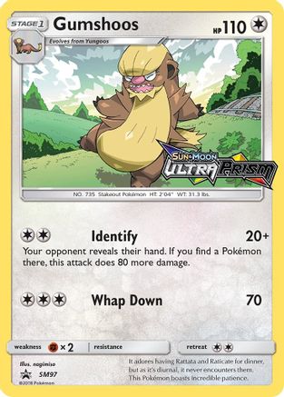Gumshoos - SM97 (Prerelease) - Holofoil - Promo