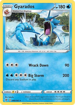 Gyarados 040 - Holofoil - Holo Rare