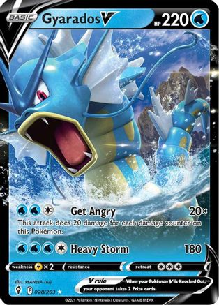 Gyarados V 028 - Holofoil - Ultra Rare