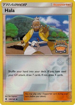 Hala - 126/145 (Regional Championships)/145 - Reverse Holofoil - Promo