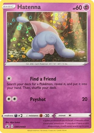 Hatenna (General Mills Promo) SWSH040 - Holofoil - Promo