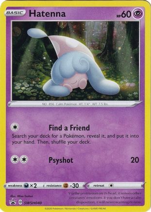 Hatenna SWSH040 - Holofoil - Promo