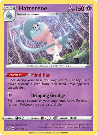 Hatterene 085 - Holofoil - Holo Rare