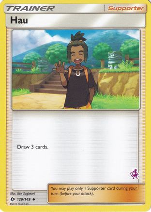 Hau - 120/149 (Mewtwo Stamped)/149  - Promo