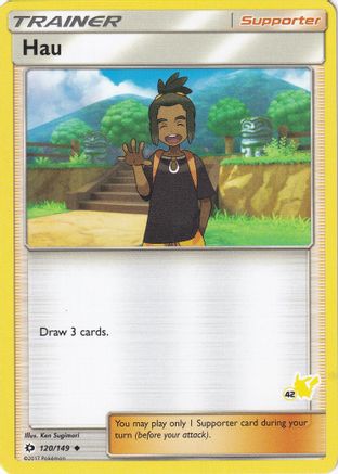 Hau - 120/149 (#42 Pikachu Stamped)/149 - Promo