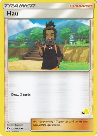 Hau - 120/149 (#54 Pikachu Stamped)/149 - Promo
