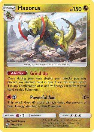 Haxorus - Holofoil - Holo Rare