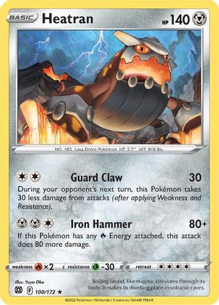 Heatran 100 - Rare