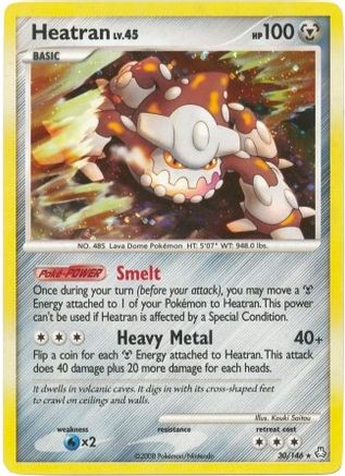 Heatran - 30/146 (DP Legends Awakened)/146 - Holofoil - Holo Rare