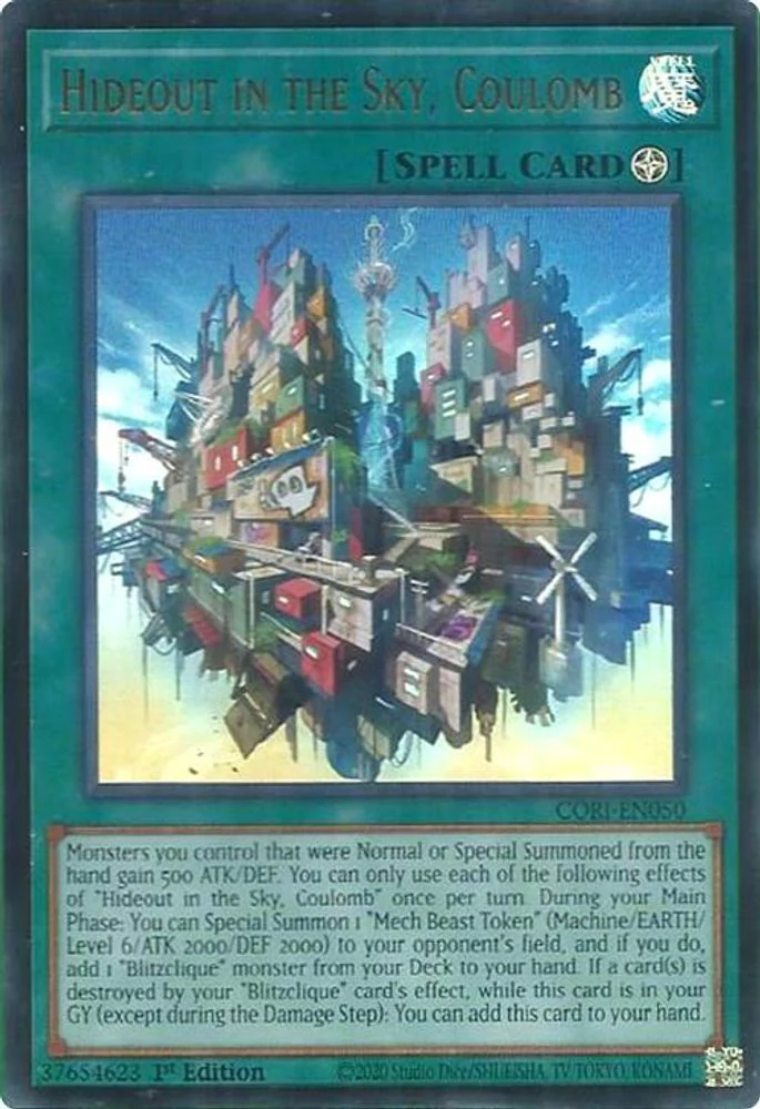Hideout in the Sky, Coulomb (CORI-EN050) - Ultra Rare