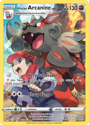 Hisuian Arcanine TG08 - Holofoil - Ultra Rare
