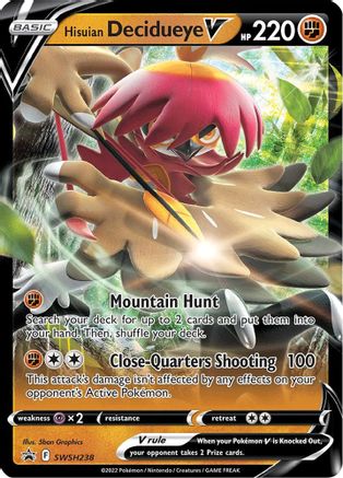Hisuian Decidueye V SWSH238 - Holofoil - Promo