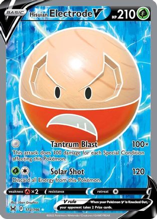Hisuian Electrode V (Full Art) 172 - Holofoil - Ultra Rare