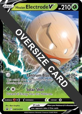 Hisuian Electrode V - SWSH294 - Holofoil - Promo
