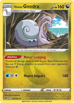 Hisuian Goodra 134 - Holofoil - Holo Rare
