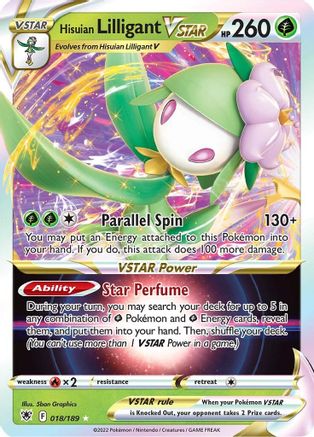 Hisuian Lilligant VSTAR 018 - Holofoil - Ultra Rare