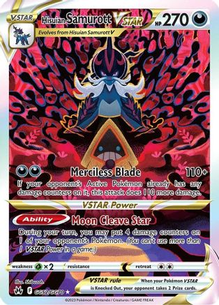 Hisuian Samurott VSTAR GG52 - Holofoil - Ultra Rare