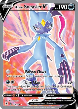 Hisuian Sneasler V (Full Art) 174 - Holofoil - Ultra Rare