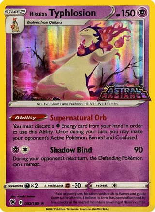 Hisuian Typhlosion (GameStop Exclusive) 052/189 - Holofoil - Promo
