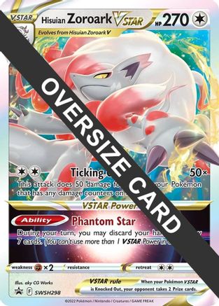Hisuian Zoroark VSTAR - SWSH298 - Holofoil - Promo