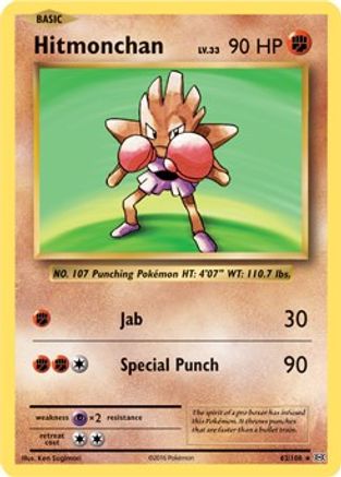 Hitmonchan (XY Evolutions) 062/108  - Rare