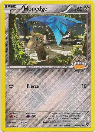 Honedge - 83/146 (Regional Championships)/146 - Reverse Holofoil - Promo