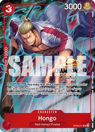Hongo (CS 25-26 Celebration Pack) (OP09-011) - Uncommon