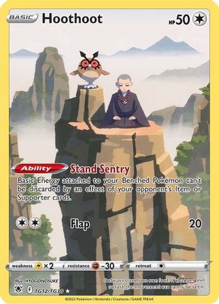 Hoothoot TG12 - Holofoil - Ultra Rare