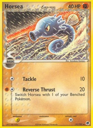 Horsea (Delta Species) 031/101 - Reverse Holofoil - Uncommon