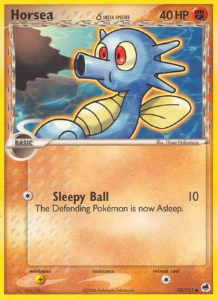 Horsea (Delta Species) 050/101 - Reverse Holofoil - Common