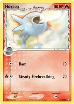 Horsea (Delta Species) 066 - Reverse Holofoil - Common
