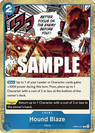 Hound Blaze (OP05-057) - Rare