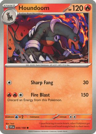 Houndoom 034/198 - Common