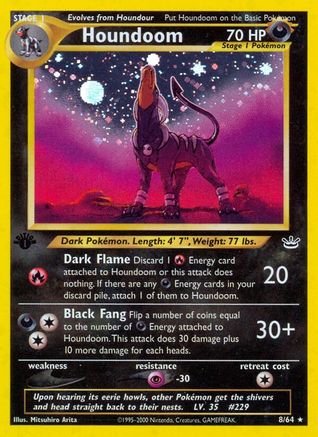 Houndoom - 1st Edition Holofoil - Holo Rare