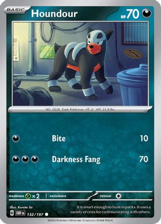 Houndour 132/197  - Common