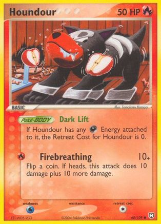 Houndour - 060/109/109 - Reverse Holofoil - Common