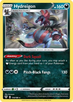 Hydreigon 110 - Rare