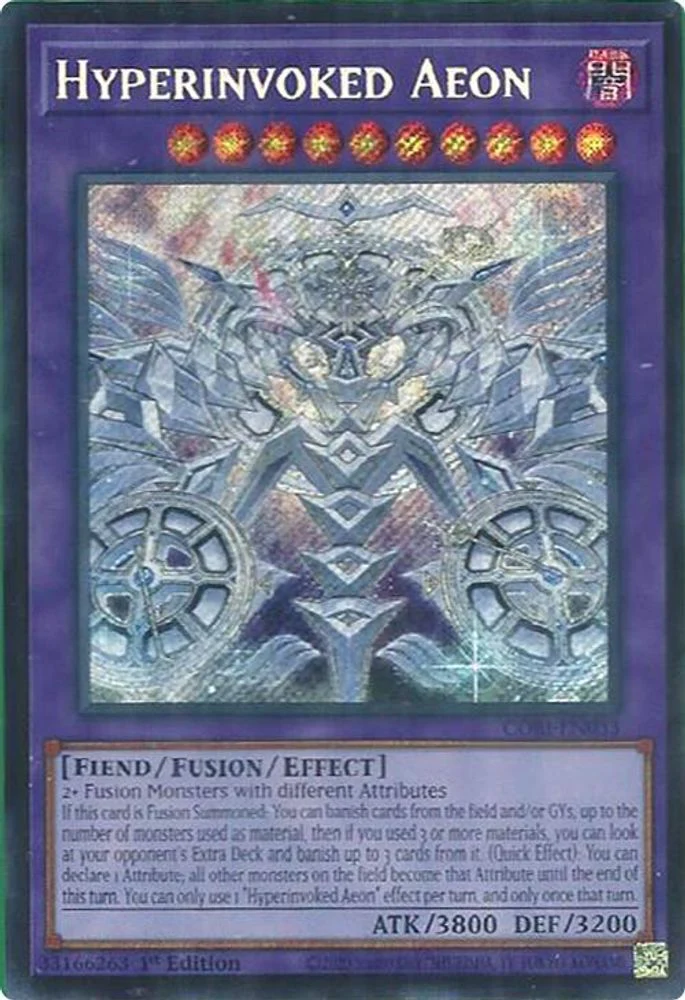 Hyperinvoked Aeon (CORI-EN033) - Secret Rare