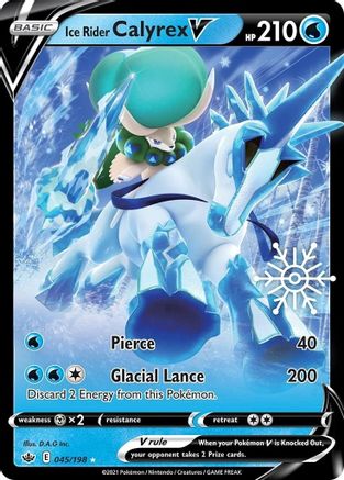 Ice Rider Calyrex V (Holiday Calendar) 045/198 - Holofoil - Promo