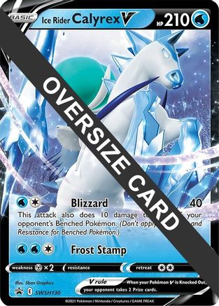 Ice Rider Calyrex V - SWSH130 - Holofoil - Promo