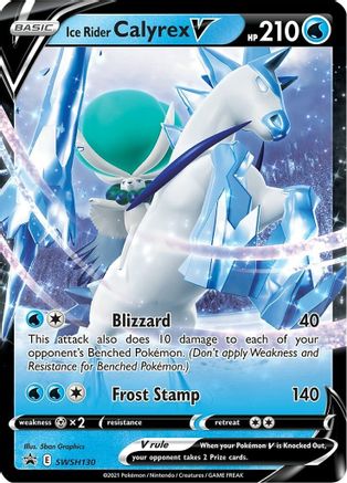 Ice Rider Calyrex V SWSH130 - Holofoil - Promo